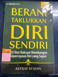 Image of Berani Taklukan Diri Sendiri