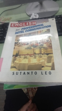 Image of english for profesional hotel communication