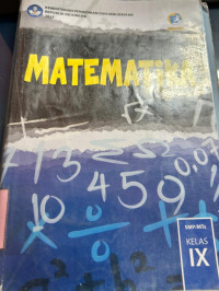 Image of Matematika Kurikulum 2013 kelas IX
