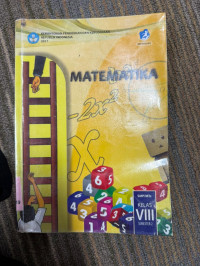 Image of Matematika kurikulum 2017 kelas VIII smstr 2
