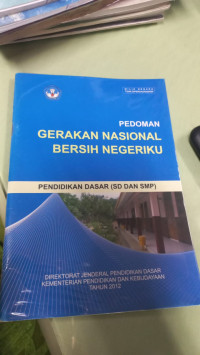 Image of Pedoman Gerakan Nasional Bersih Negeriku
