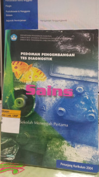 Image of Pedoman Pengembangan Tes Diagnostik Sains SMP