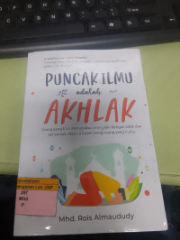 Image of PUNCAK ILMU ADALAH AKHLAK
