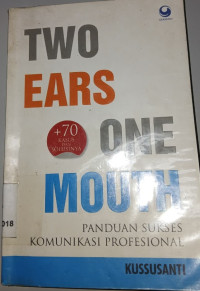 Image of Two Ears One Mouth